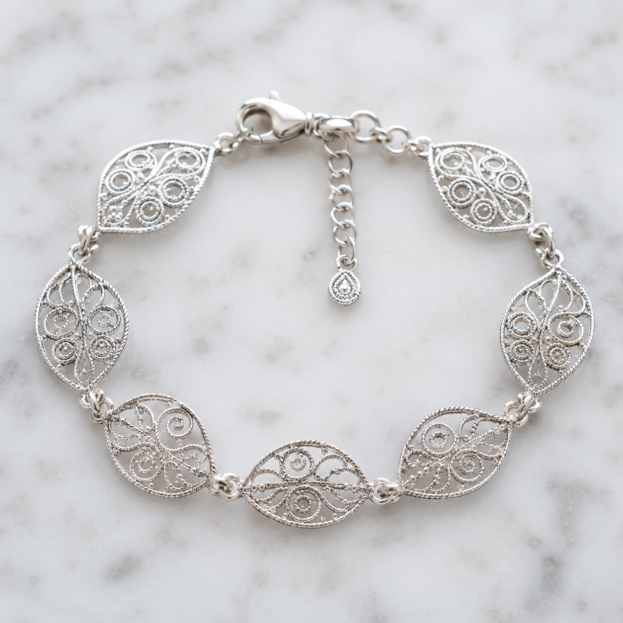 Silver Filigree Bracelet